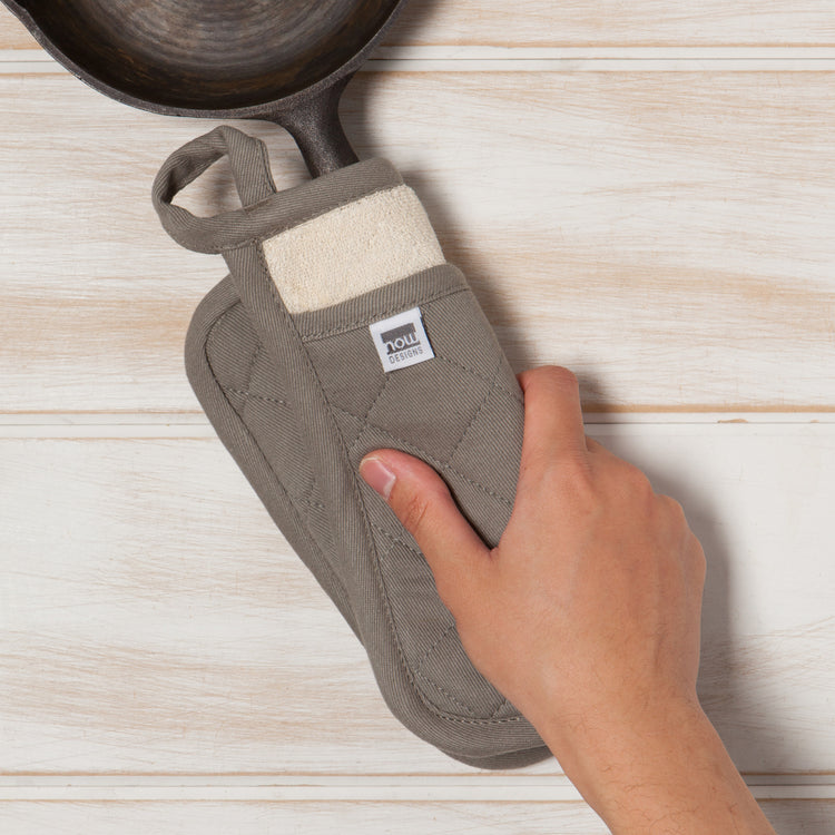 Superior London Gray Pocket Potholder