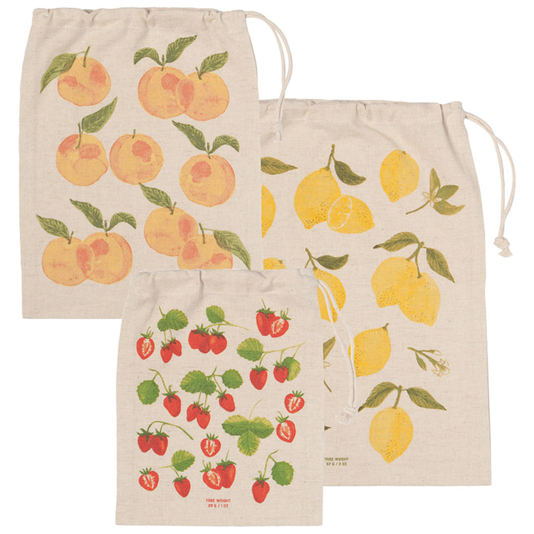 Fruit Salad Produce Bags Set of 3