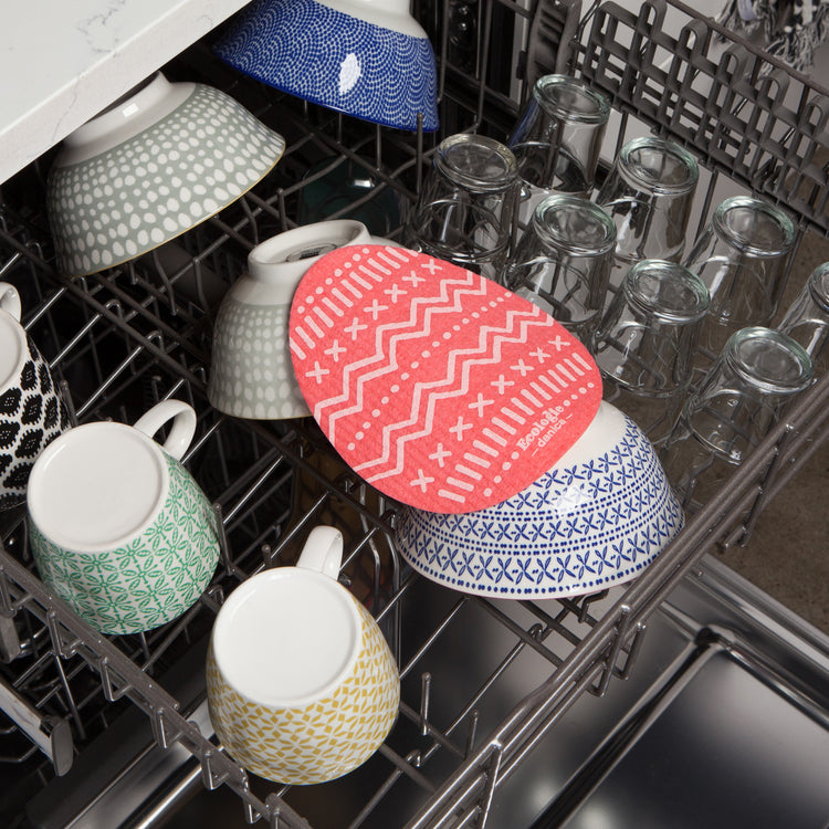 Easter Eggs Shaped Swedish Dishcloths Set of 3