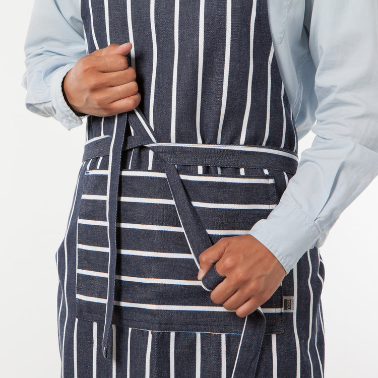 Butcher Stripe Chef Apron