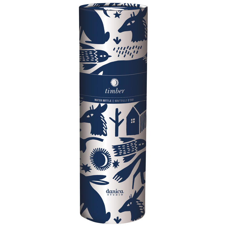 Timber Stainless Steel Water Bottle