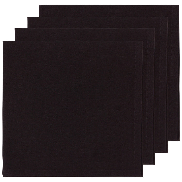 Spectrum Napkins Black Set of 4