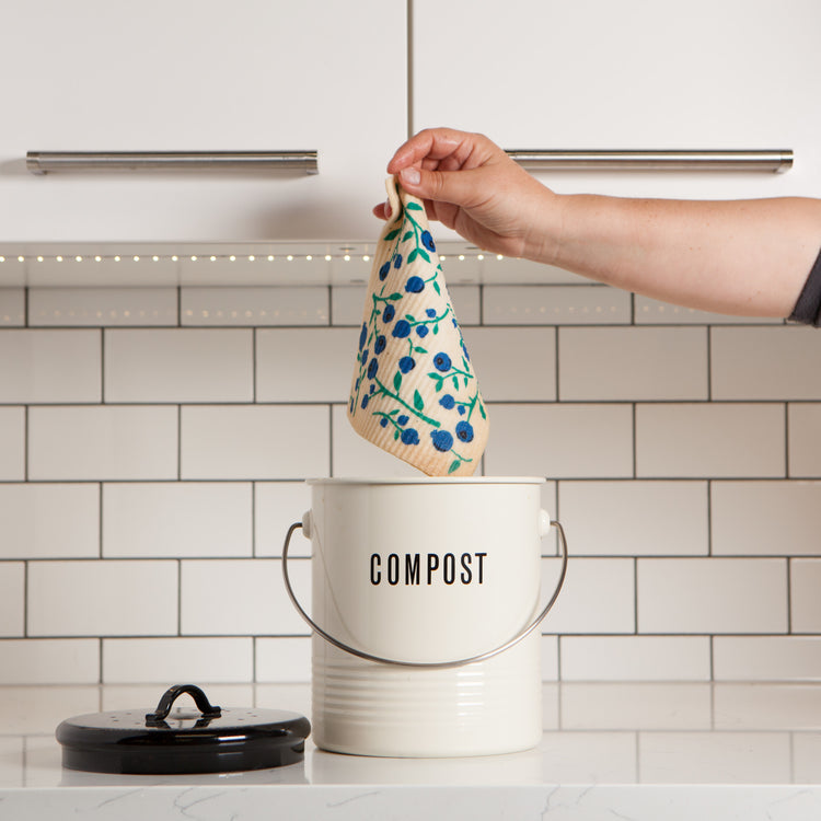 Blueberries Swedish Sponge Cloth