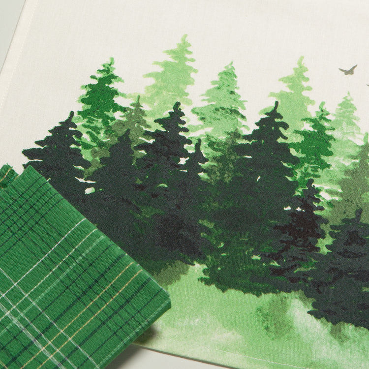 Woods Coordinated Dishtowels Set of 2