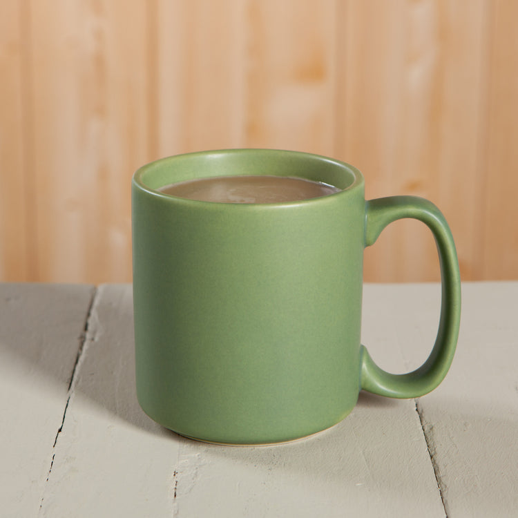 Matte Elm Green Mug 14 oz