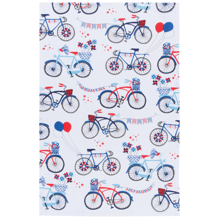 Stars and Spokes Cotton Dishtowel