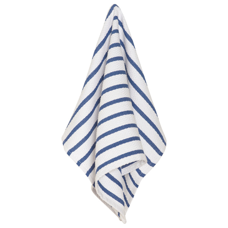 Basketweave Royal Blue Dishtowel