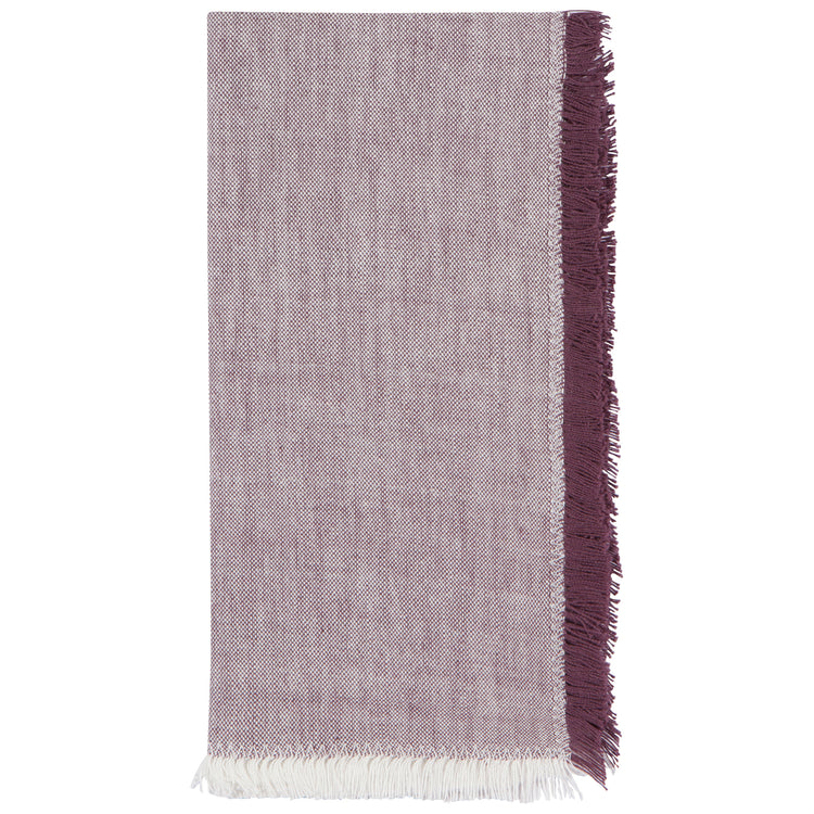 Ash Plum Chambray Napkins Set of 4