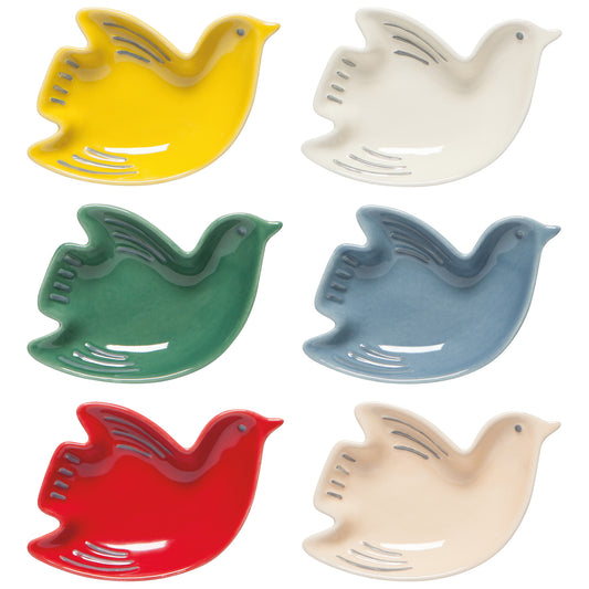 Bird Shaped Pinch Bowl Set of 6