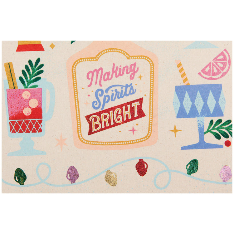Spirits Bright Decorative Dishtowel