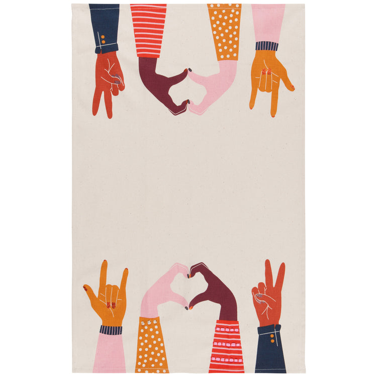 Human Kind Decorative Dishtowel