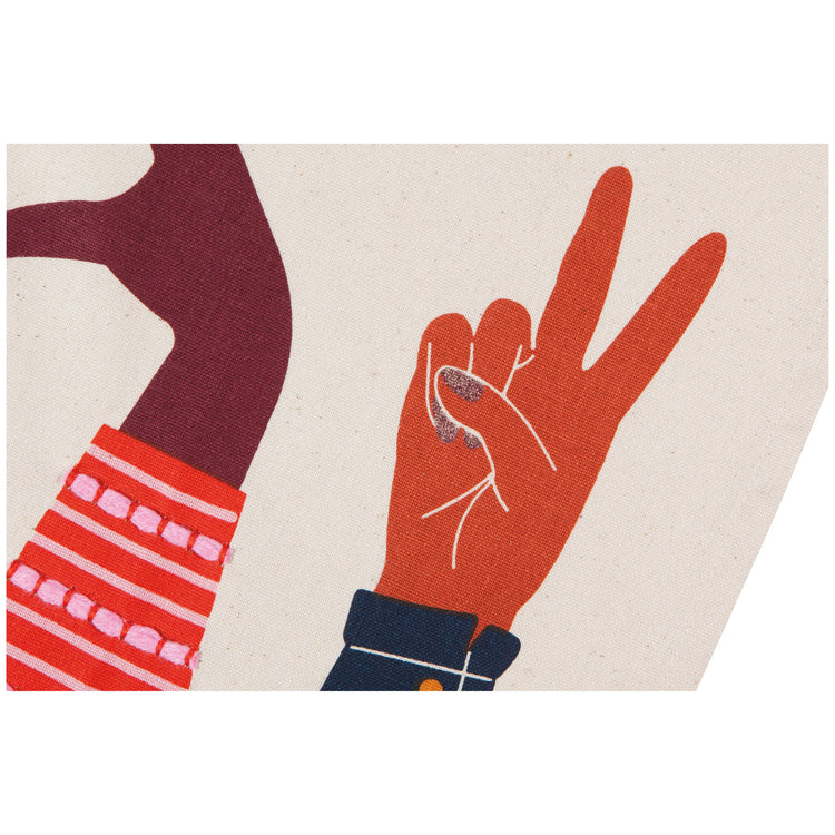 Human Kind Decorative Dishtowel