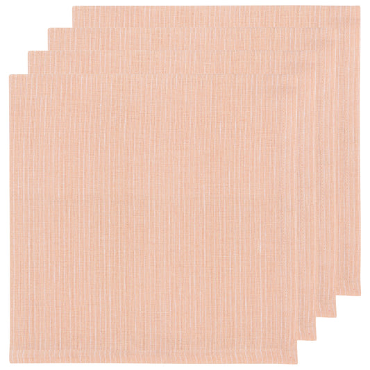 Nectar Pinstripe Linen Napkins Set of 4