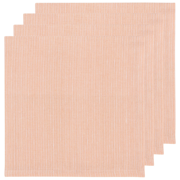 Nectar Pinstripe Linen Napkins Set of 4