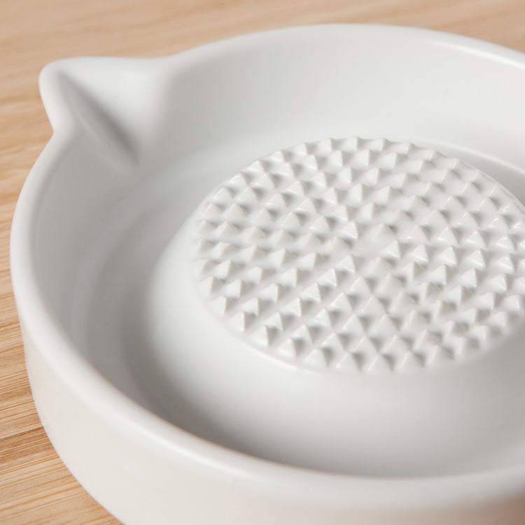 Matte White Ginger Grater