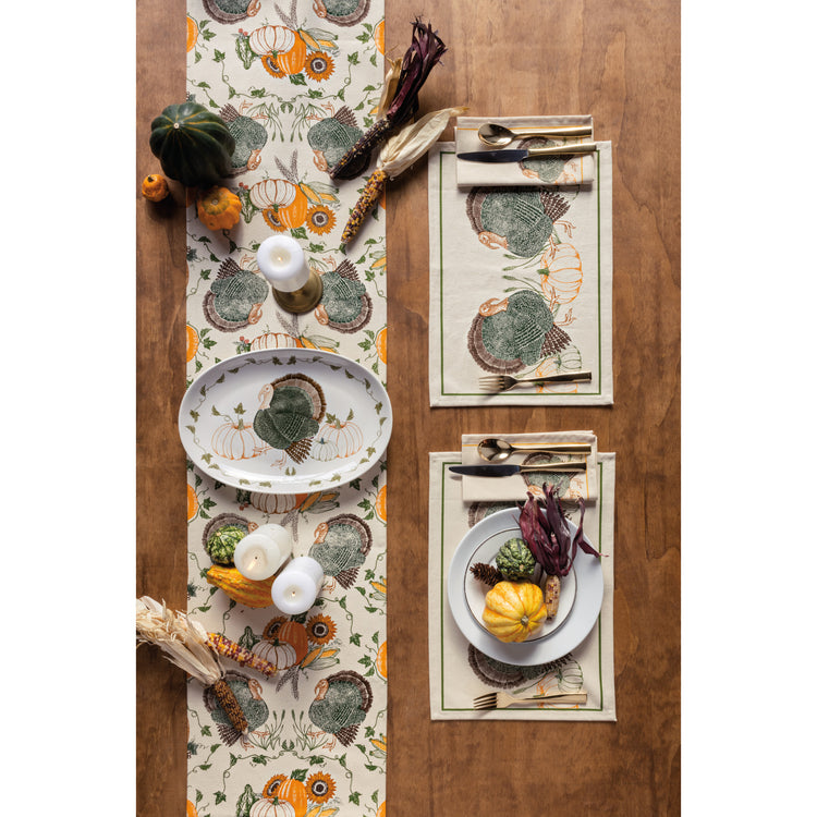 Cornucopia Printed Table Runner
