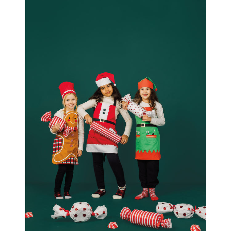 Christmas Elf Kid's Apron and Hat Set