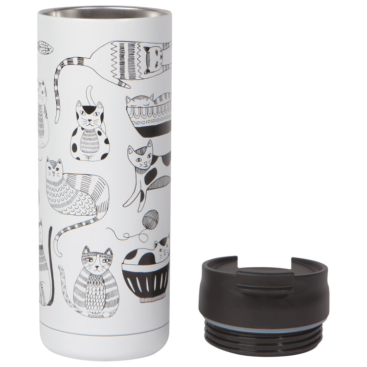 Purr Party Travel Mug 18 oz