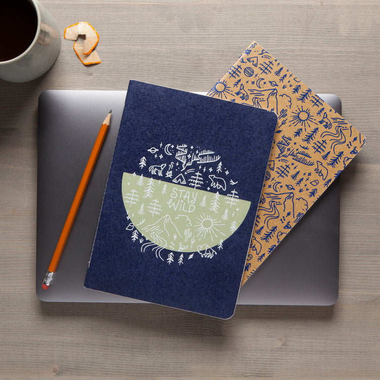 Stay Wild Notebooks Set of 2