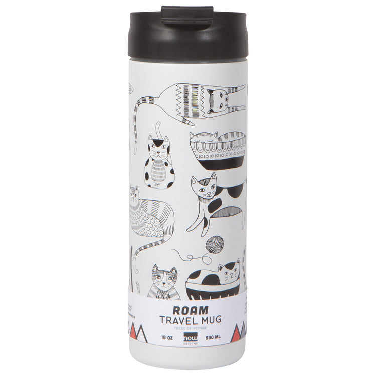 Purr Party Travel Mug 18 oz