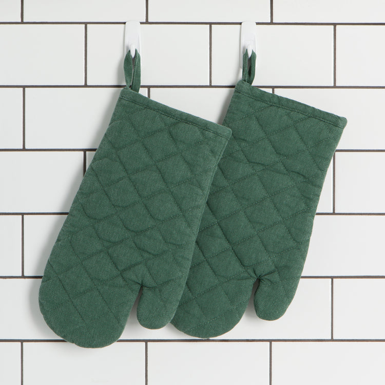 Jade Green Stonewash Oven Mitt