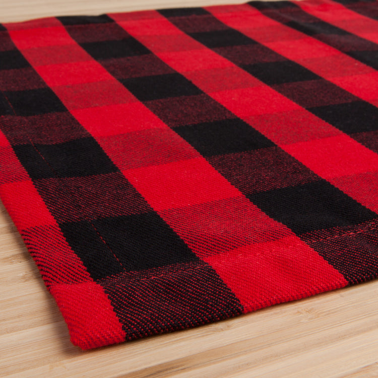 Second Spin Red Buffalo Check Placemats Set of 4