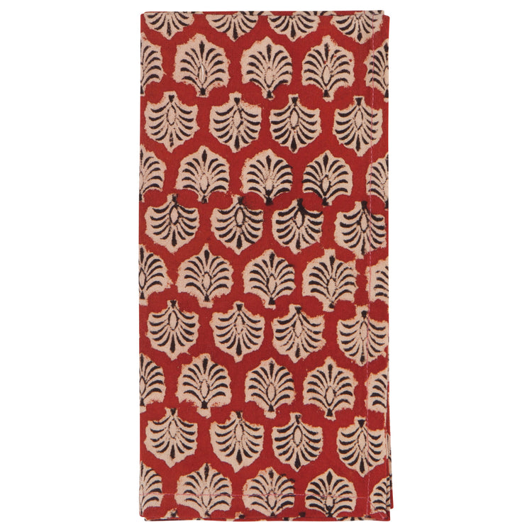 Field Block Print Napkins Set of 4