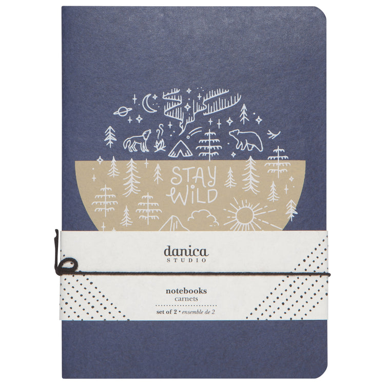 Stay Wild Notebooks Set of 2