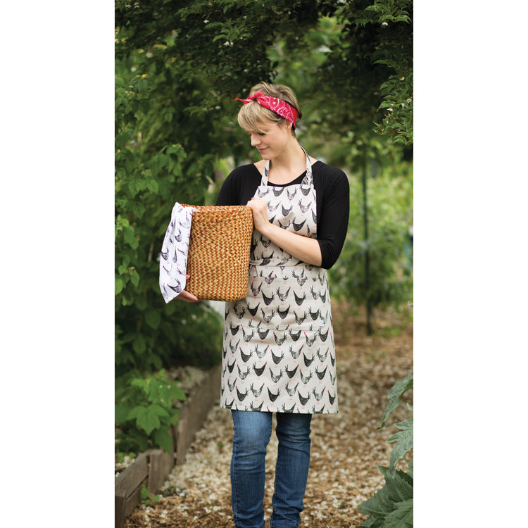 Chicken Scratch Cotton Dishtowel