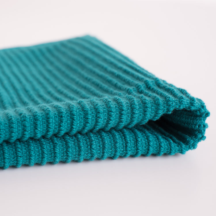 Ripple Peacock Green Dishcloths Set of 2