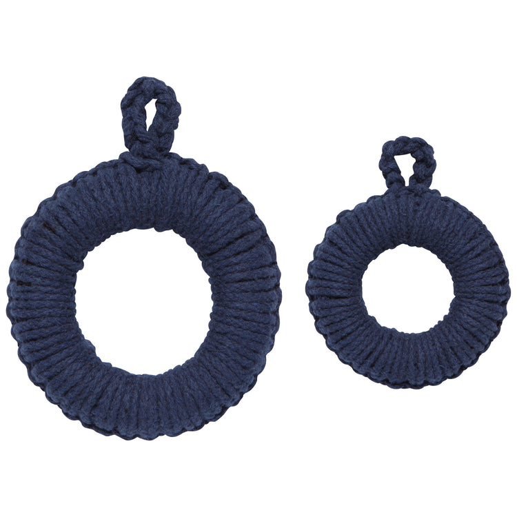 Midnight Blue Orb Trivets Set of 2