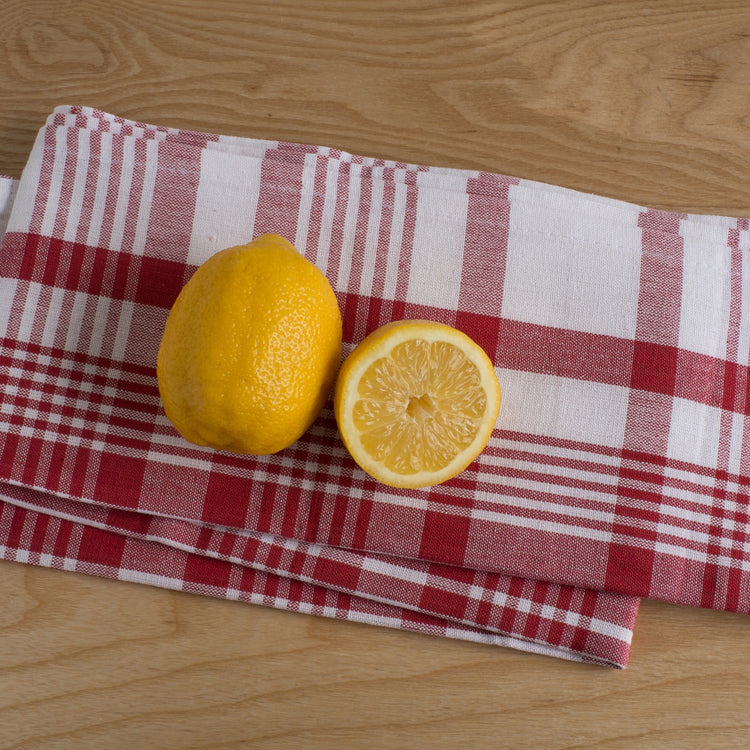 Jumbo Red Dishtowels Set of 3