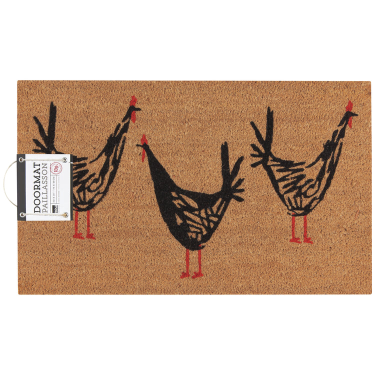 Chicken Scratch Coir Fibre Doormat