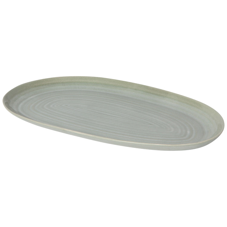 Aquarius Sage Oval Platter 10.5 Inch