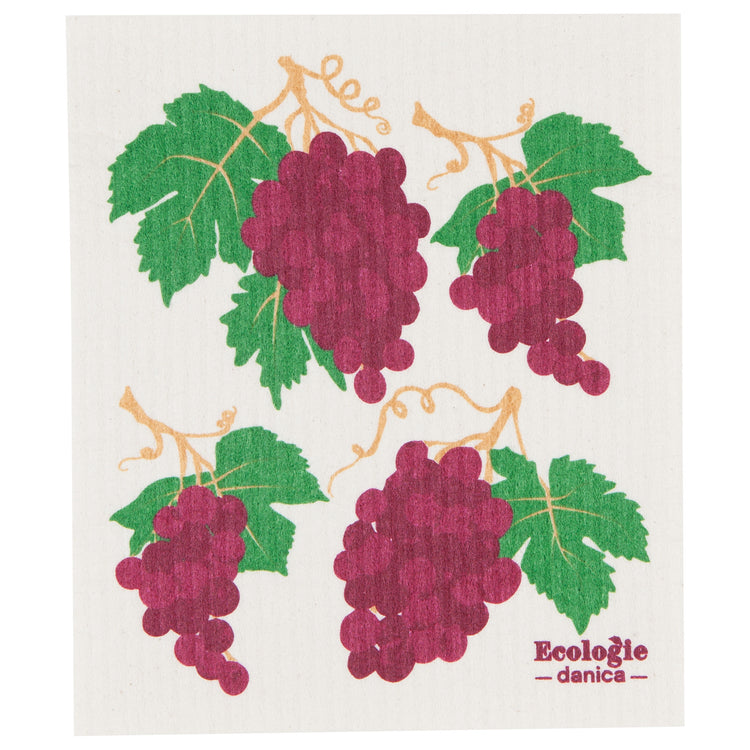 Grapes Swedish Sponge Cloth