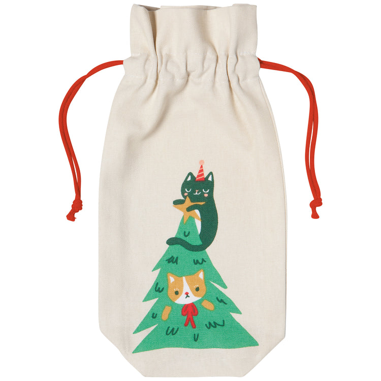 Let it Meow Wine Bags Set of 2