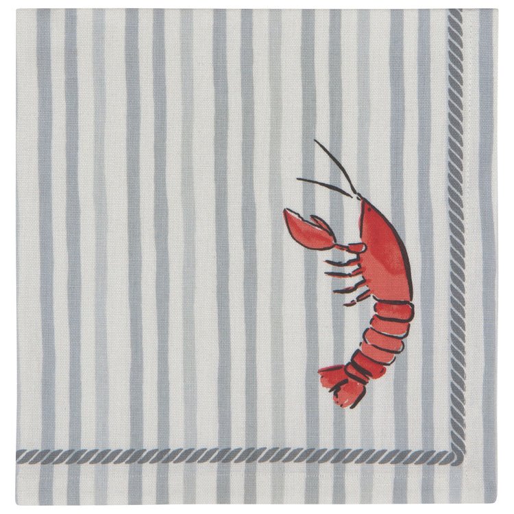 Lobster Printed Napkins Set of 4