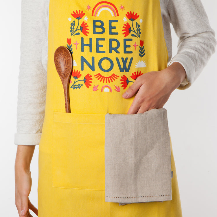 Be Here Now Packaged Apron