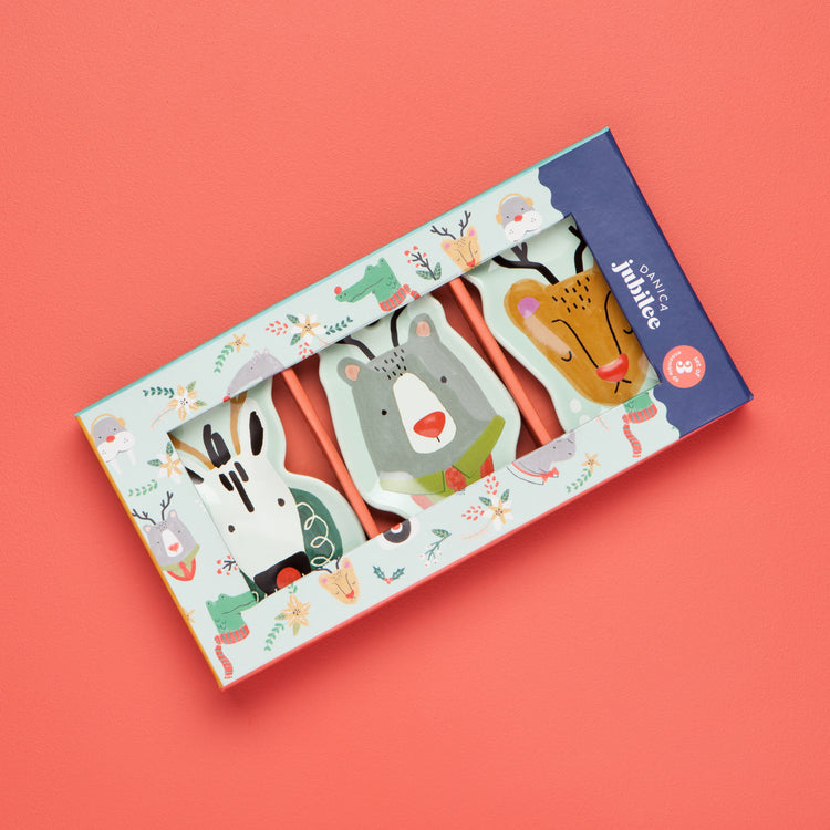 Rudolph Imposter Christmas Dishes Set of 3