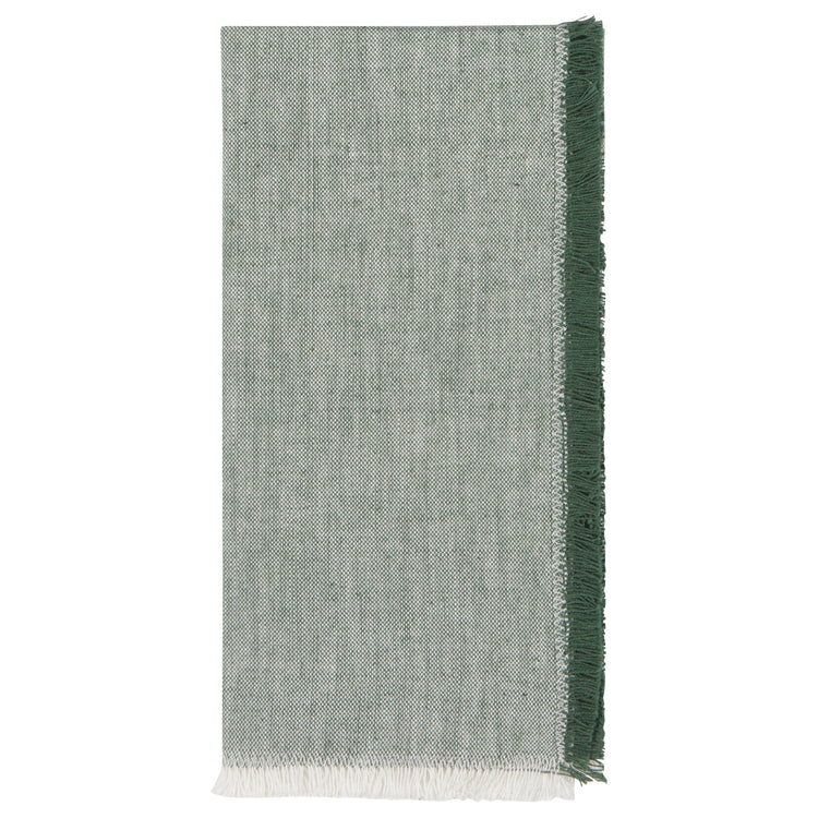 Jade Green Chambray Napkins Set of 4