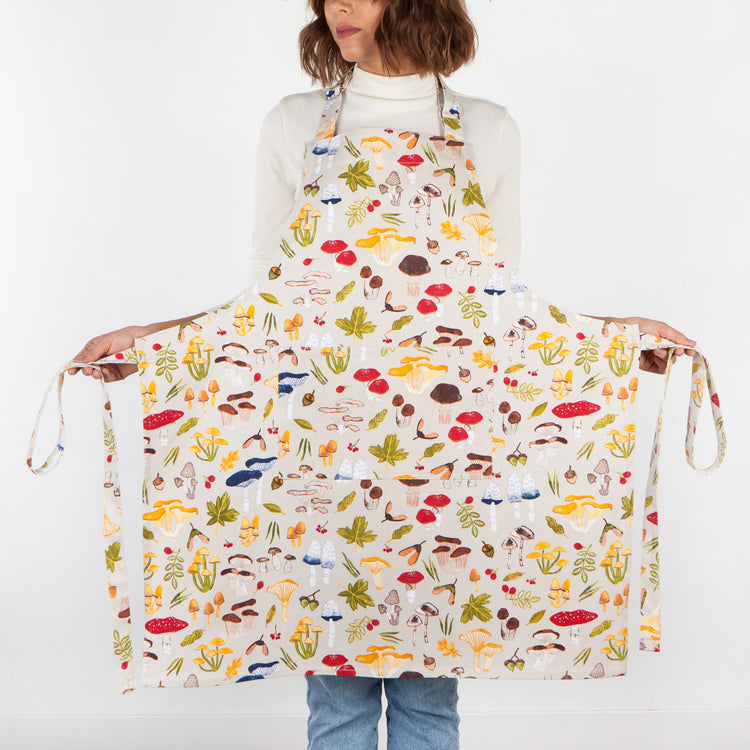 Field Mushrooms Chef Apron