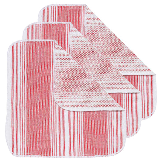 Scrub-It Red Dishcloths Set of 3