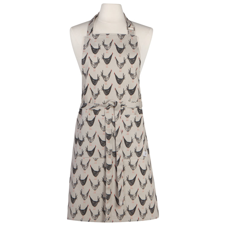 Chicken Scratch Cotton Chef's Apron