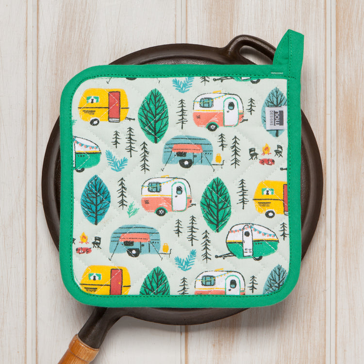 Happy Camper Potholder