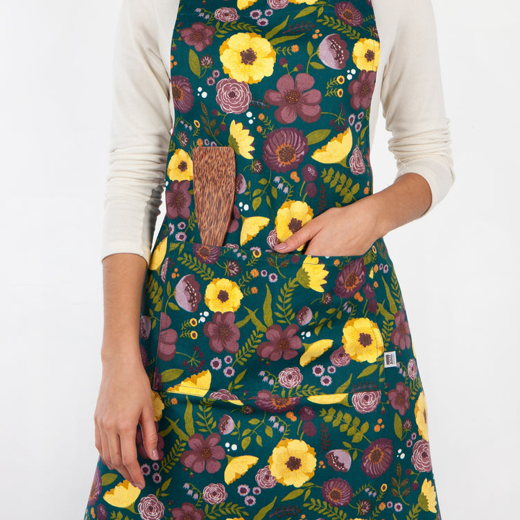 Adeline Chef's Cotton Kitchen Apron