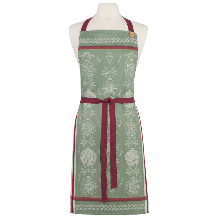 Good Tidings Christmas Jacquard Apron