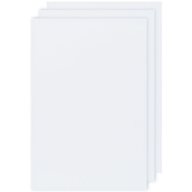 White Floursack Dishtowels Set of 3