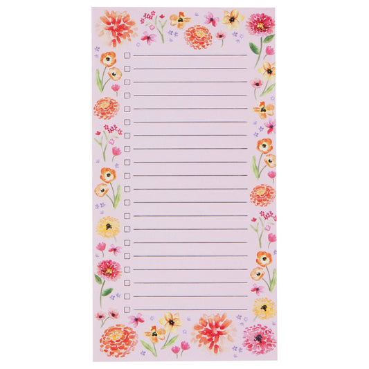 Cottage Floral List It Magnetic Notepads