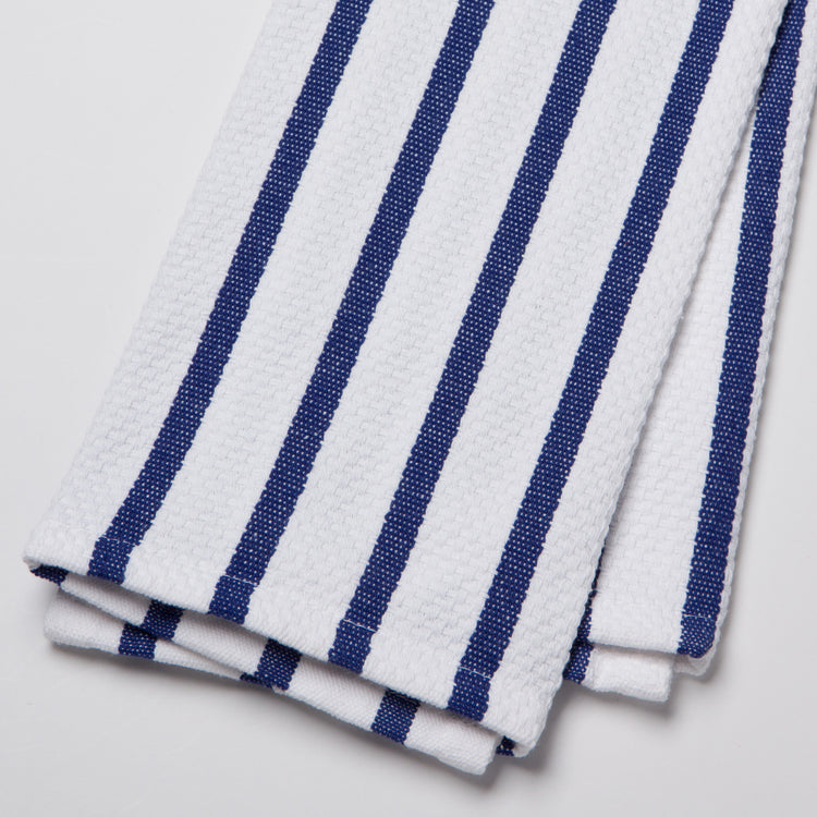 Basketweave Royal Blue Dishtowel