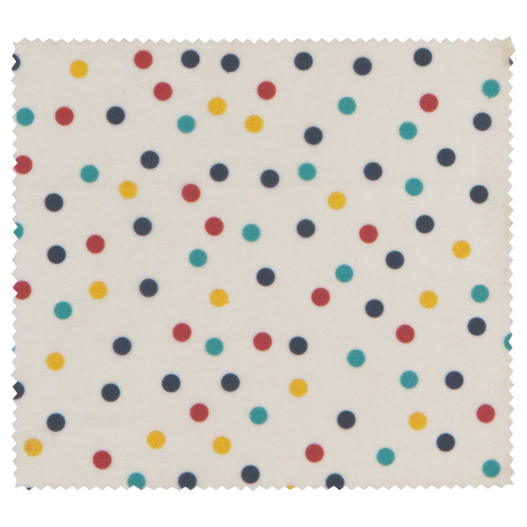 Gingham Dot and Stripe Beeswax Wrap Set of 3